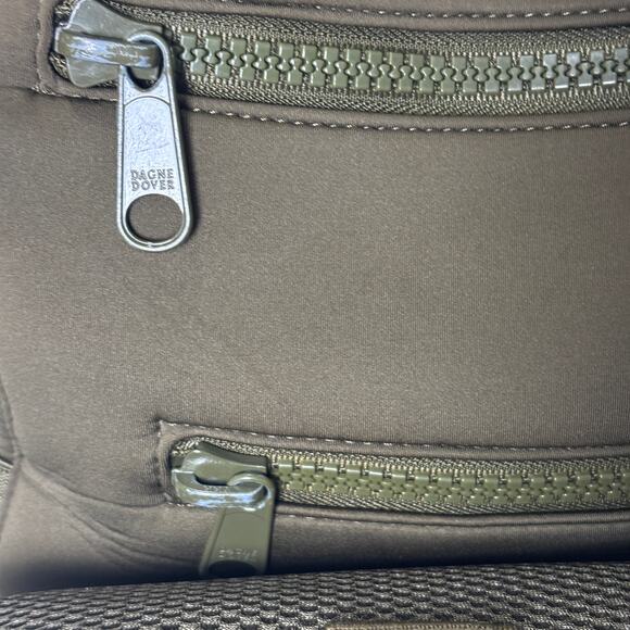 Dagne Dover Neoprene Diaper Backpack Olive Green – Pad & Bottle Holder Included - Picture 7 of 8